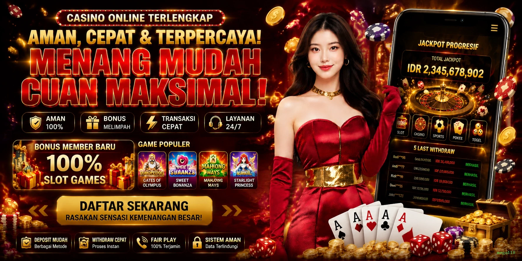 Mengulas Keunggulan Permainan di Situs mega118